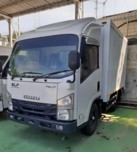 Isuzu ELF NLR CDE (Engkel) box besi